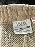 Zara 100% Polyester Tan Casual Pants Size 4 - photo 3