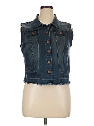 Cato Sleeveless Button-Down Shirt (view 1)