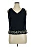 Perceptions 100% Polyester Blue Sleeveless Blouse Size 14 - photo 1