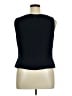 Perceptions 100% Polyester Blue Sleeveless Blouse Size 14 - photo 2