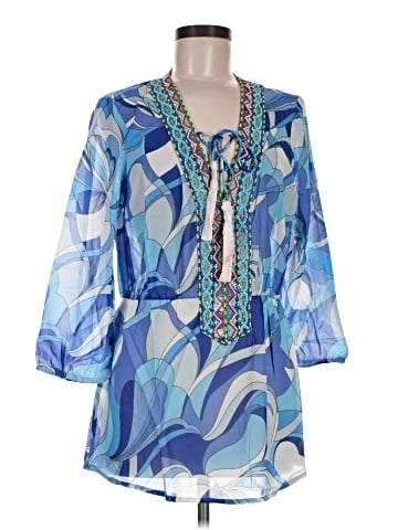 Boston Proper 3/4 Sleeve Blouse (view 1)