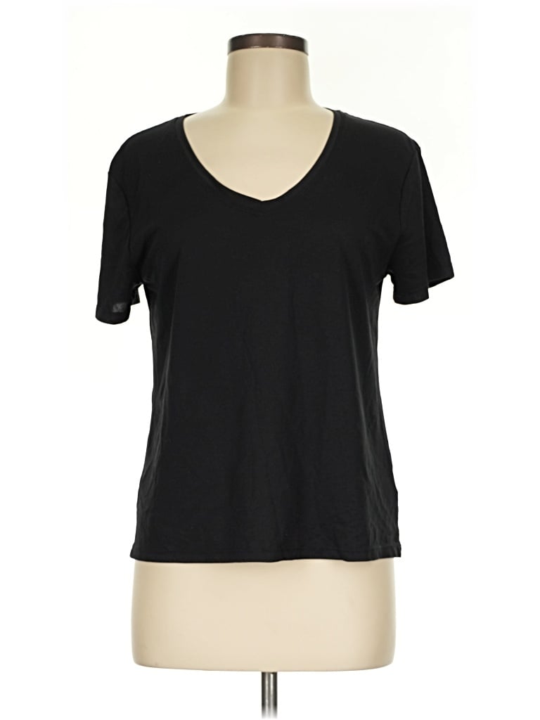 Pre-owned Athletic Works Short Sleeve T-shirt In Black