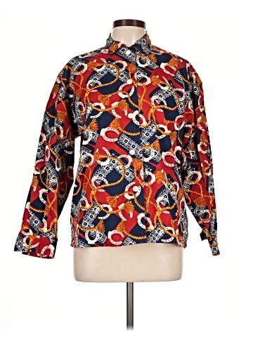 British Khaki Long Sleeve Blouse (view 1)