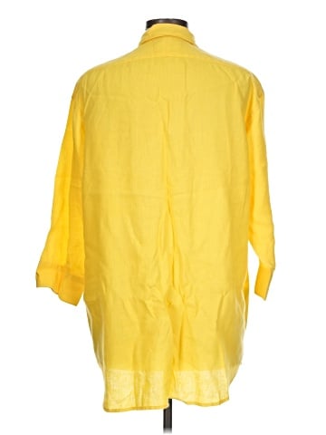Lauren by Ralph Lauren 3/4 Sleeve Button-Down Shirt (view 2)