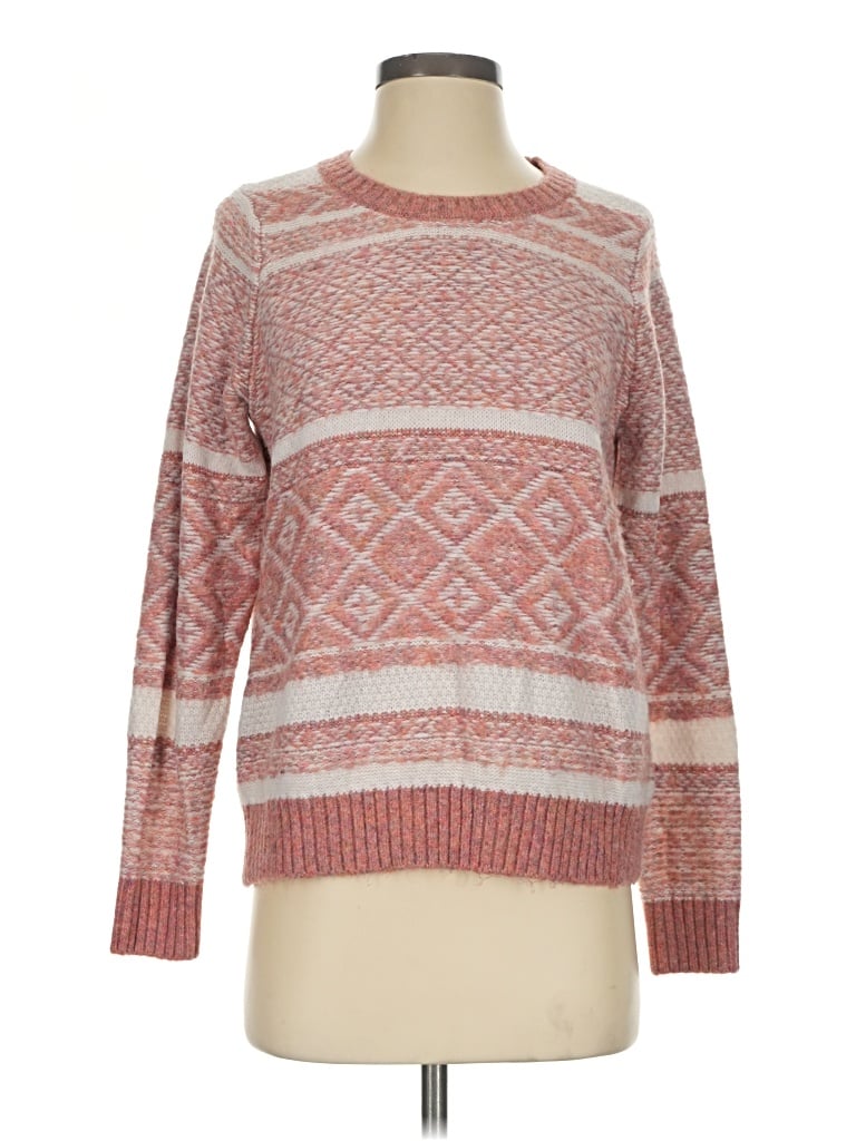 Pre-owned Fat Face Pullover Sweater In Pink
