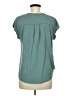 Green Envelope Teal Short Sleeve Top Size M - photo 2
