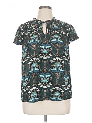 Ann Taylor LOFT Outlet Short Sleeve Blouse (view 1)