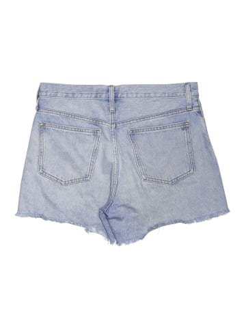 Madewell Relaxed Mid-Length Denim Shorts in Selton Wash: Ripped Edition (view 2)