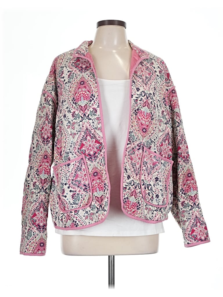 Pre-owned Torrid Cardigan Sweater In Pink