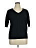 Ella Moss Black 3/4 Sleeve Top Size XL - photo 1
