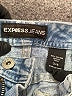 Express 100% Cotton Hearts Blue Jeans Size 4 - photo 7