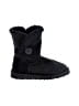 Ugg Australia 100% Leather Black Boots Size 6 - photo 1