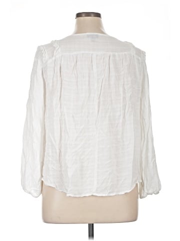 a.n.a. A New Approach 3/4 Sleeve Blouse (view 2)