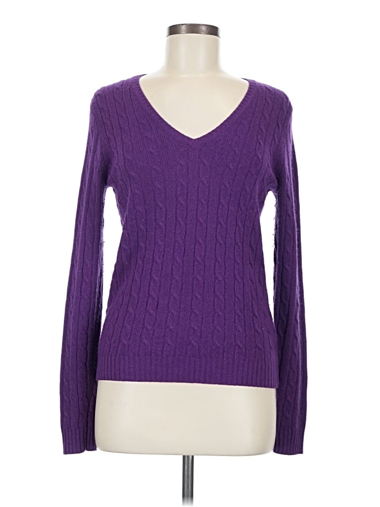 Pre-owned Jcrew Pullover Sweater In Purple