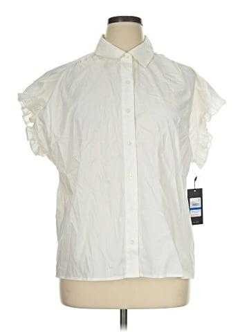 Jones New York Short Sleeve Blouse (view 1)