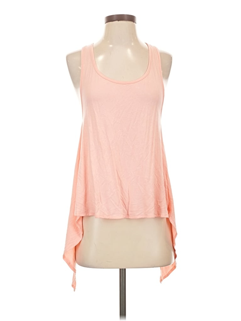 Pre-owned Icyzone Tank Top Pink Halter Neckline Tops