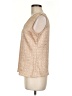 Essentials by Milano 100% Polyester Tan Sleeveless Blouse Size M - photo 5