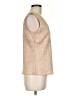 Essentials by Milano 100% Polyester Tan Sleeveless Blouse Size M - photo 4
