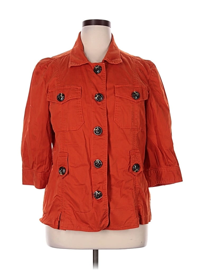 Pre-owned Caslon Jacket In Orange