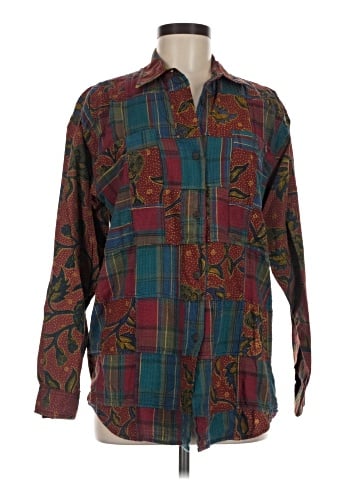 Ruff Hewn Long Sleeve Button-Down Shirt (view 1)