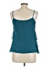 Bisou Bisou 100% Polyester Teal Sleeveless Blouse Size 12 - photo 2