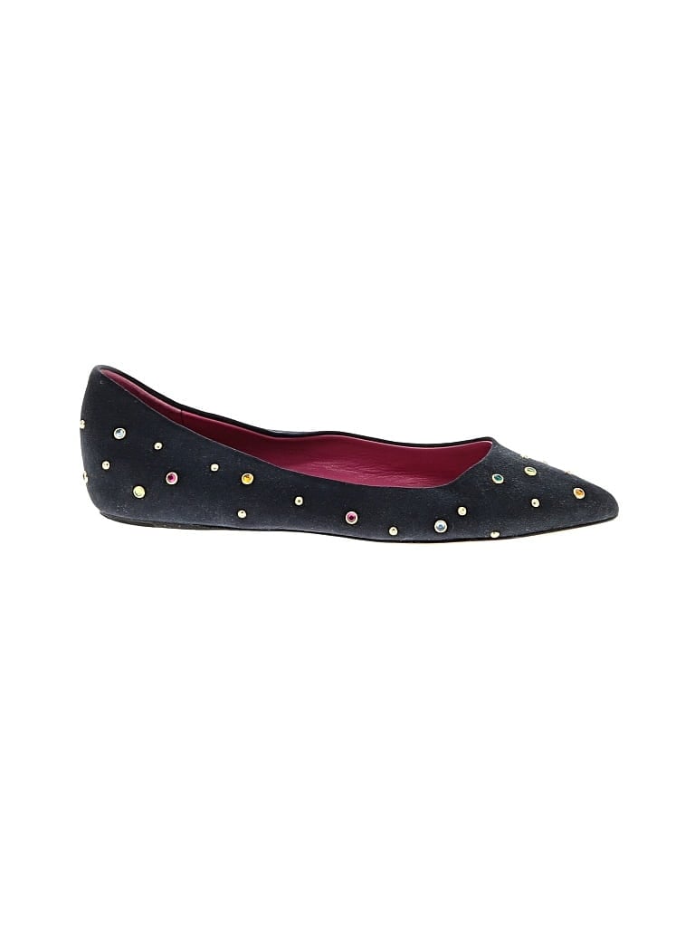 Pre-owned Mulberry Flats In Black