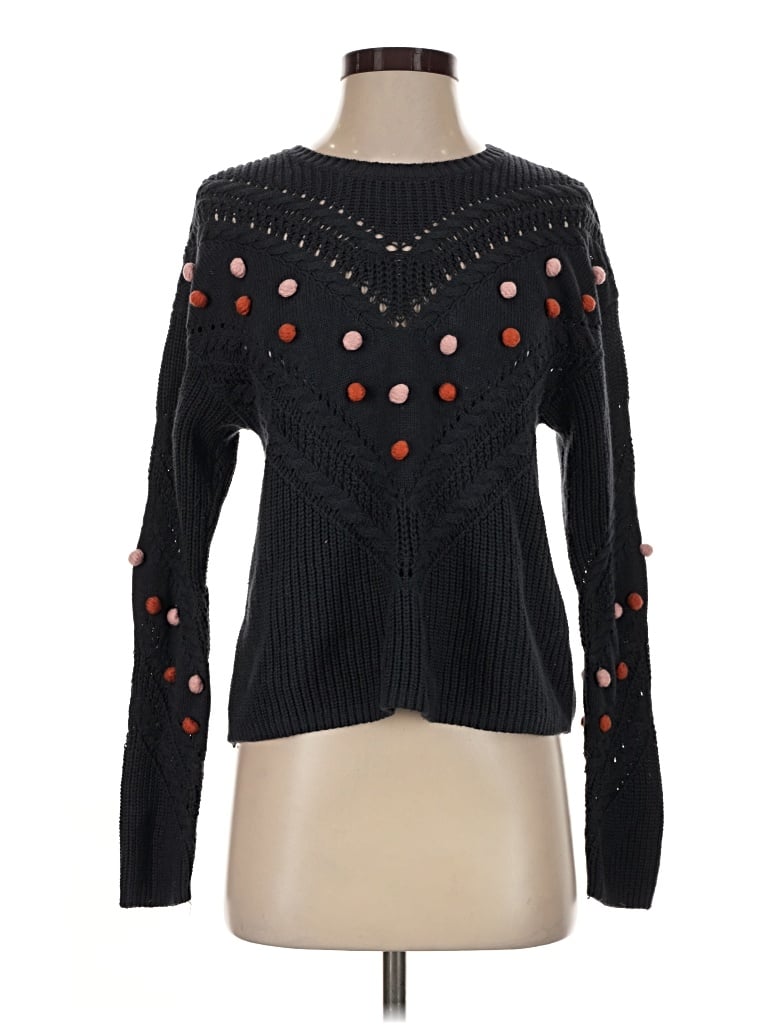 Pre-owned Marine Layer Pullover Sweater In Black