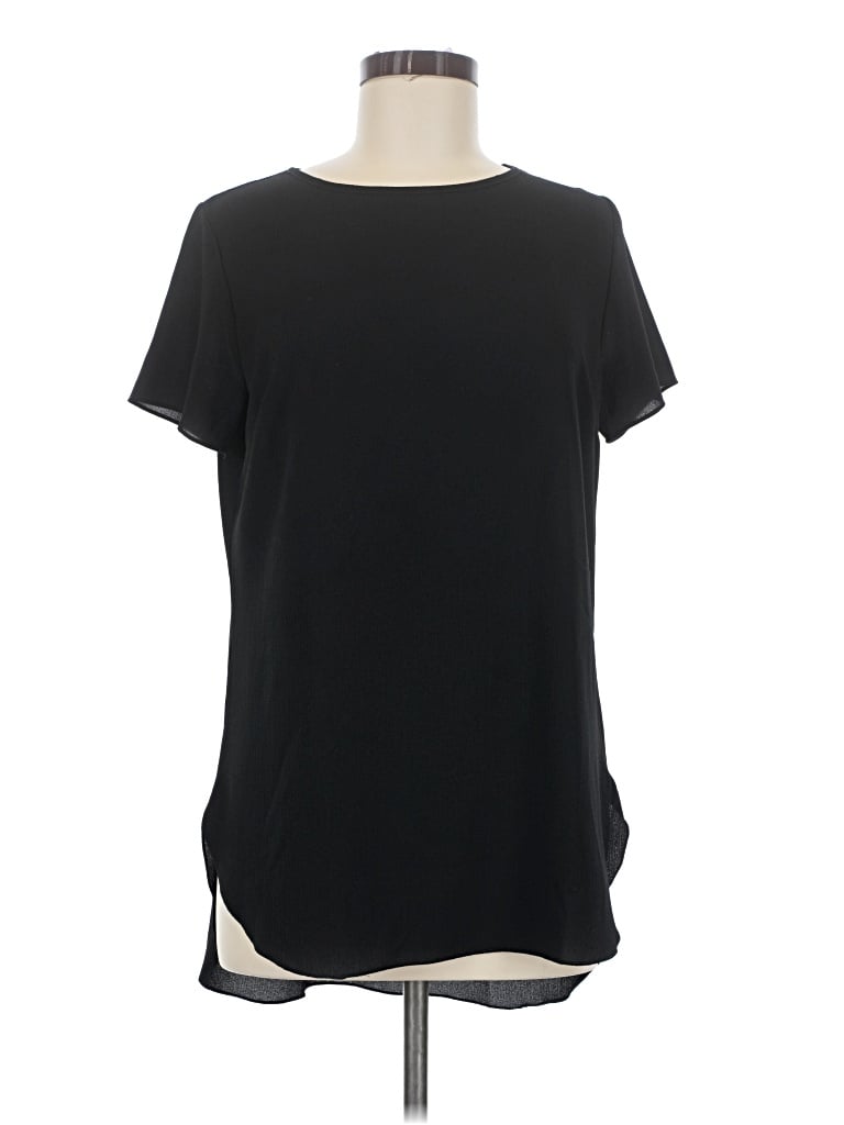 Pre-owned Adrienne Short Sleeve T-shirt In Black