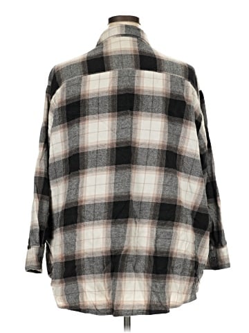 Old Navy 3/4 Sleeve Button-Down Shirt (view 2)