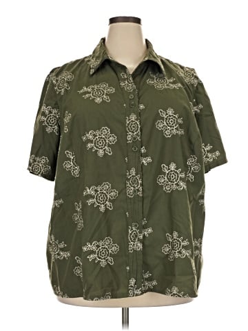 Cj Banks Short Sleeve Blouse (view 1)