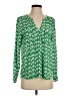 Eclair 100% Polyester Green Long Sleeve Blouse Size XS - photo 1