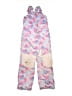 Lands' End 100% Polyester Pink Snow Pants With Bib Size 6 - 7 - photo 1