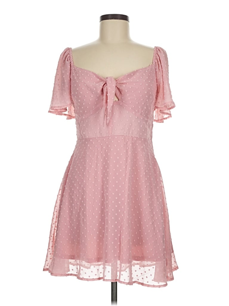Pre-owned Mi Ami Casual Dress In Pink