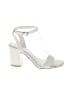 Gianni Bini 100% Leather White Sandals Size 8 1/2 - photo 1