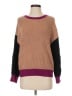 Express Color Block Brown Pullover Sweater Size S - photo 1
