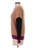 Express Color Block Brown Pullover Sweater Size S - photo 5