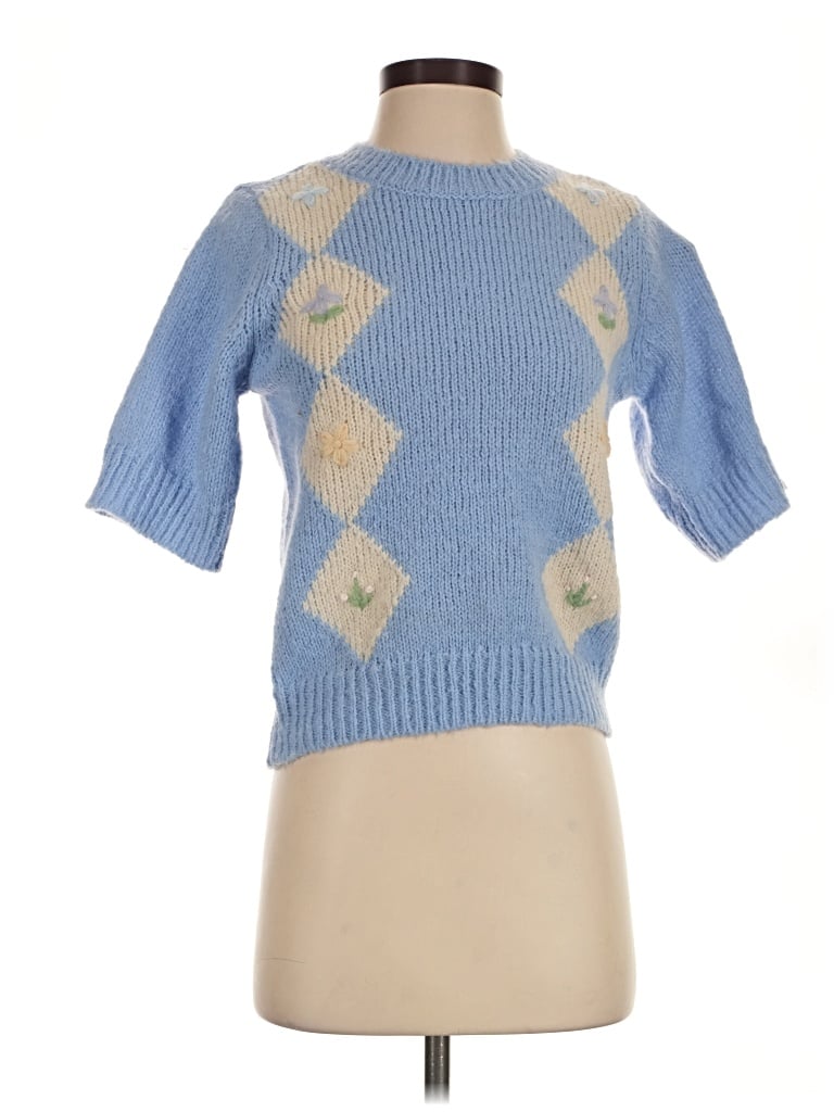 Pre-owned Vero Moda Pullover Sweater In Blue