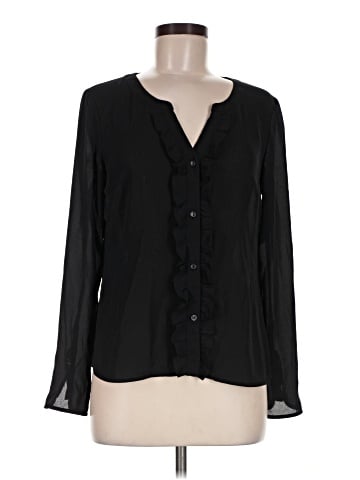 Candie's Long Sleeve Blouse (view 1)