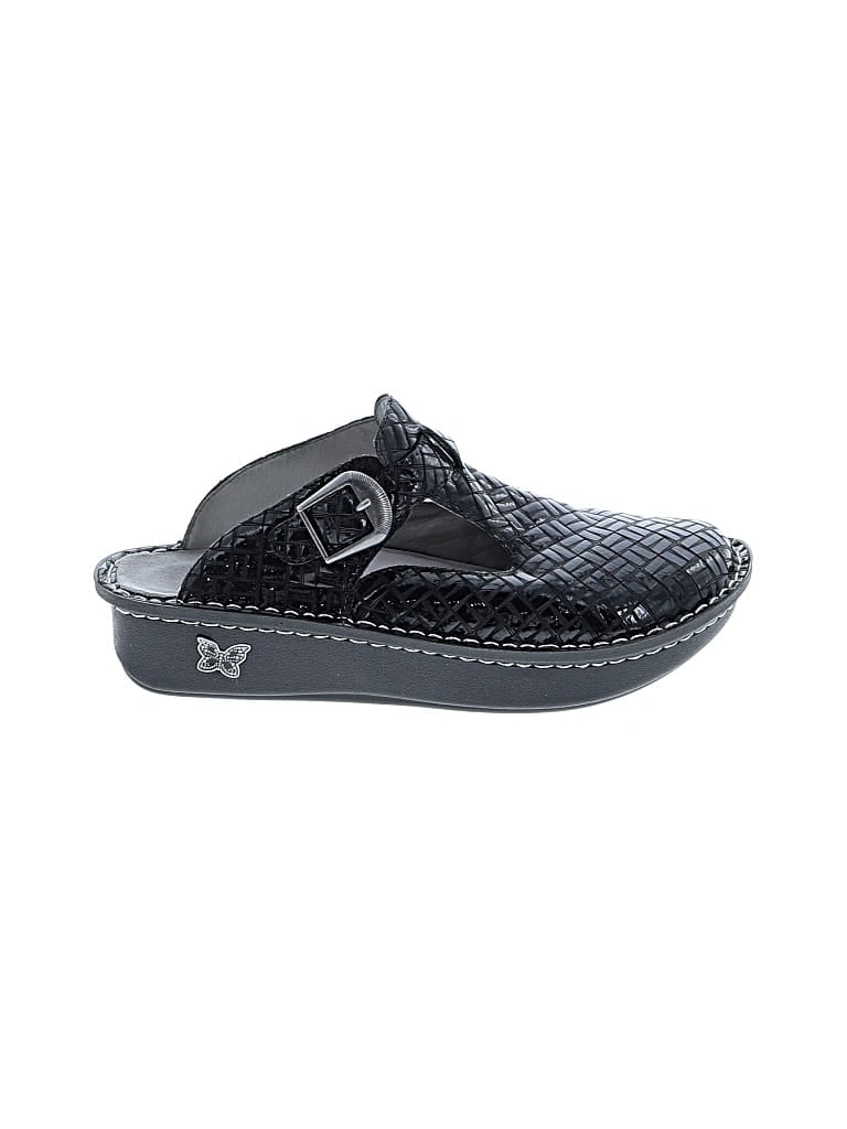 Pre-owned Alegria Mule/clog In Black
