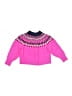 Gap Kids Chevron-herringbone Pink Pullover Sweater Size 4 - 5 - photo 2