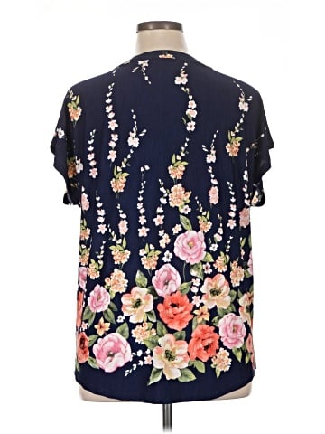 August Mist Short Sleeve Blouse (view 2)