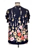 August Mist Floral Blue Short Sleeve Blouse Size 1X - photo 2