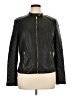 INC International Concepts 100% Polyurethane Black Jacket Size XL - photo 1