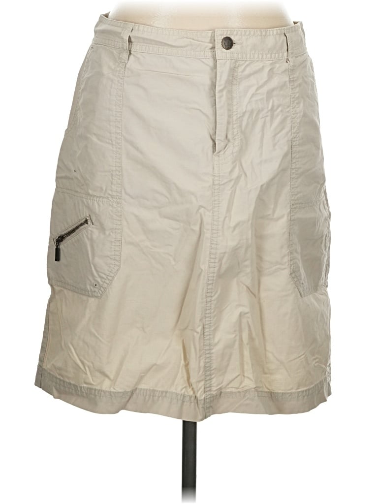 Pre-owned Eddie Bauer Casual Skirt In Ivory