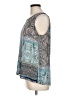 Artisan NY 100% Polyester Blue Sleeveless Blouse Size L - photo 5