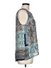 Artisan NY 100% Polyester Blue Sleeveless Blouse Size L - photo 4