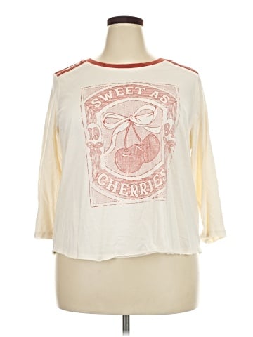 Cato 3/4 Sleeve T-Shirt (view 1)