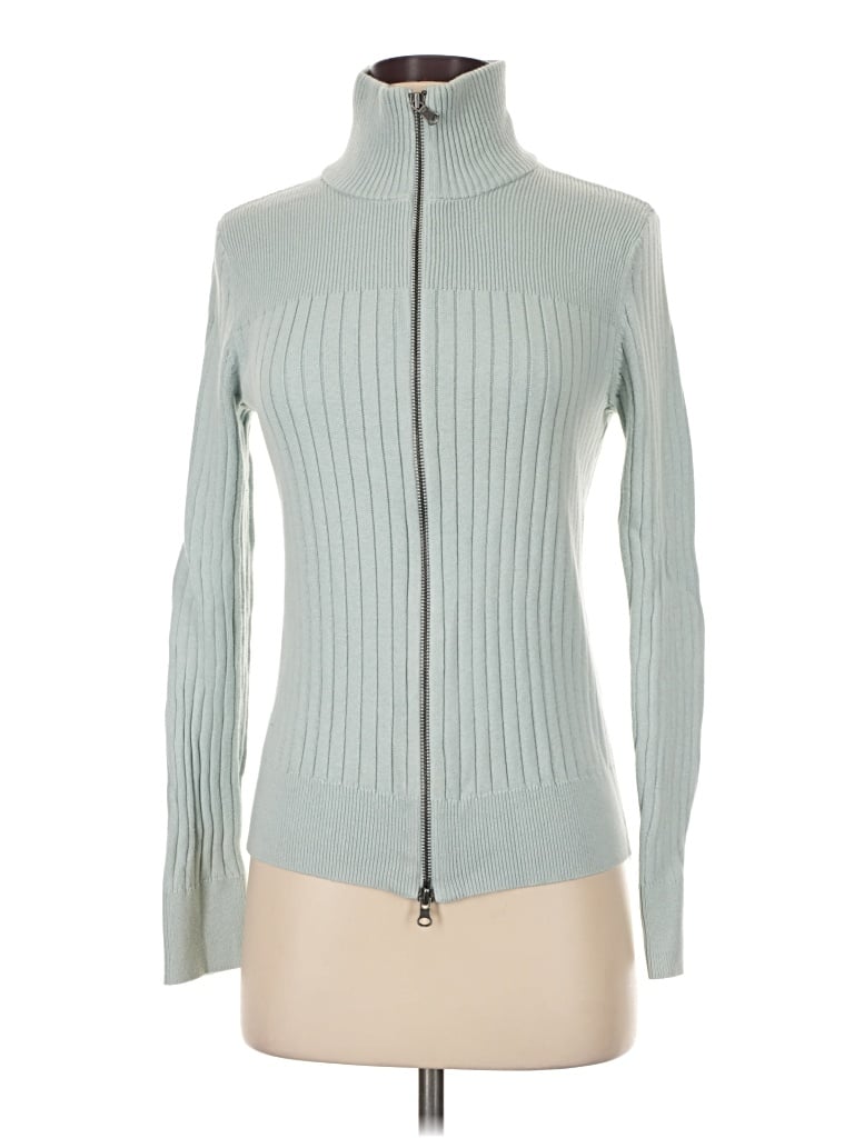 Pre-owned Eddie Bauer Cardigan Sweater In Teal