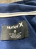 Hurley 100% Polyester Blue Zip Up Hoodie Size 7 - 9 - photo 3