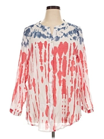 MULTIPLES Long Sleeve Blouse (view 1)